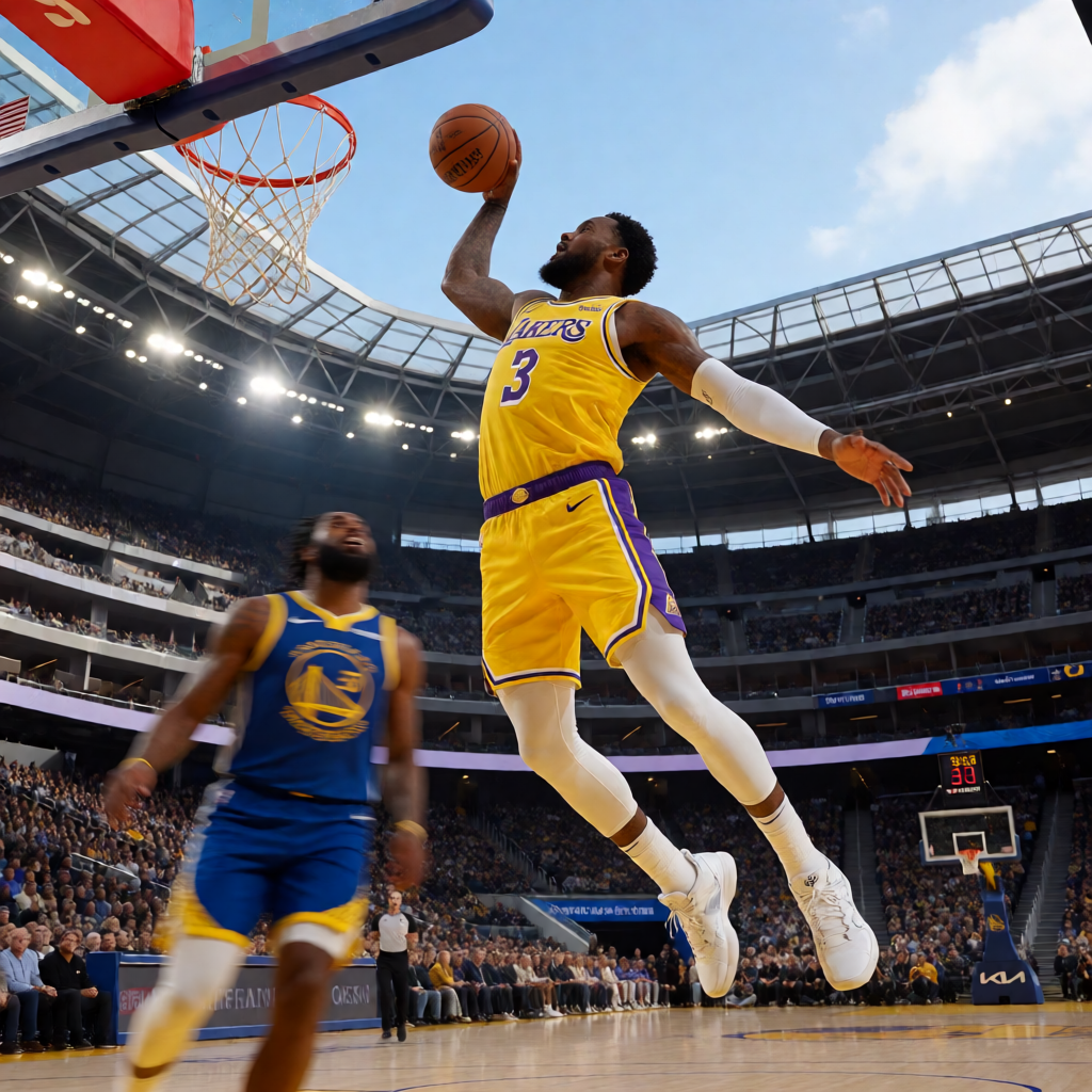 星空电竞NBA湖人勇士比赛精彩瞬间